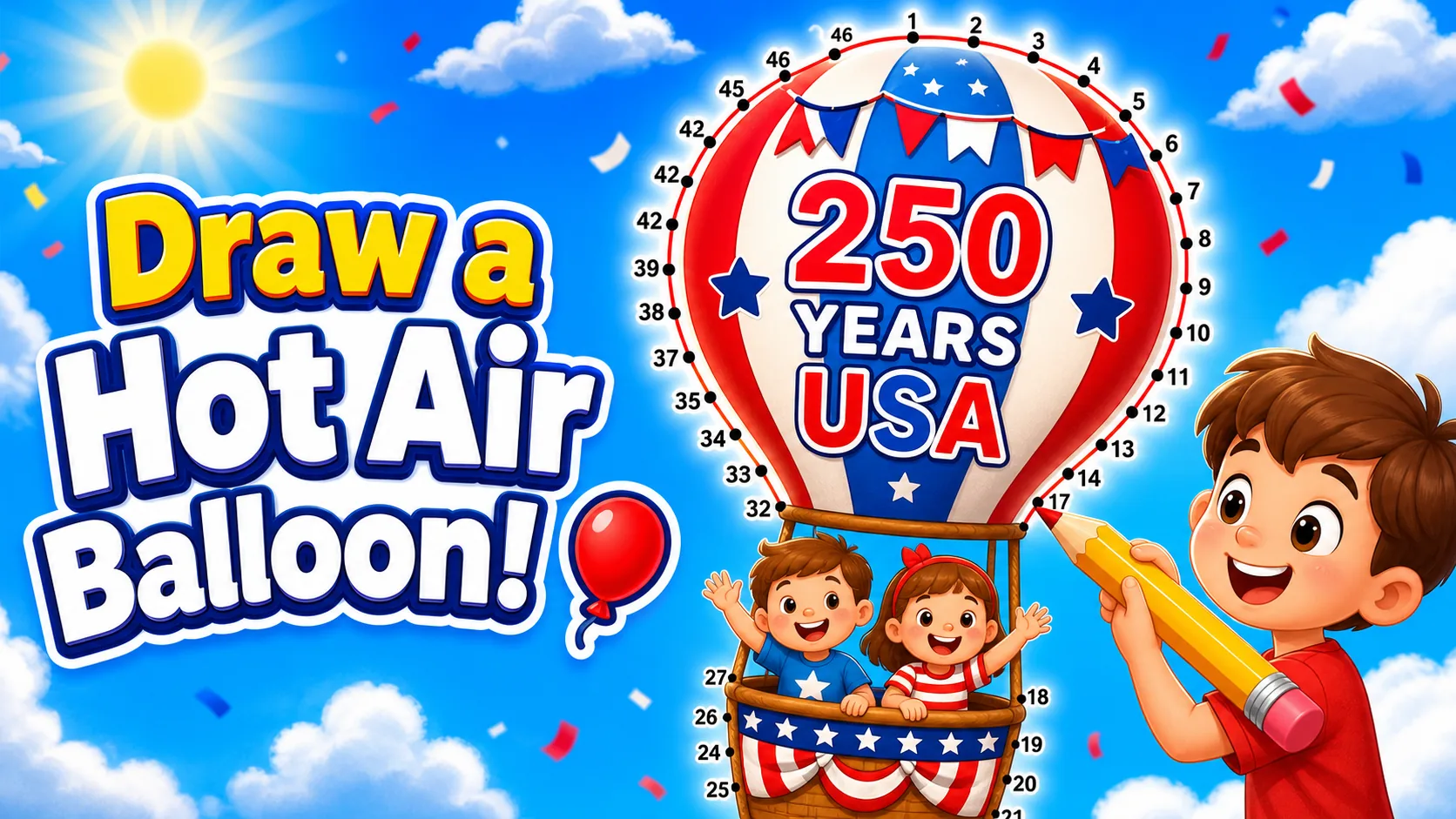 See the America 250 printables in action