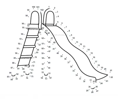 Slide Playground dot to dot printable