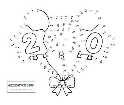 Party balloons and stars scattered through 94 dots on an America 250 sheet